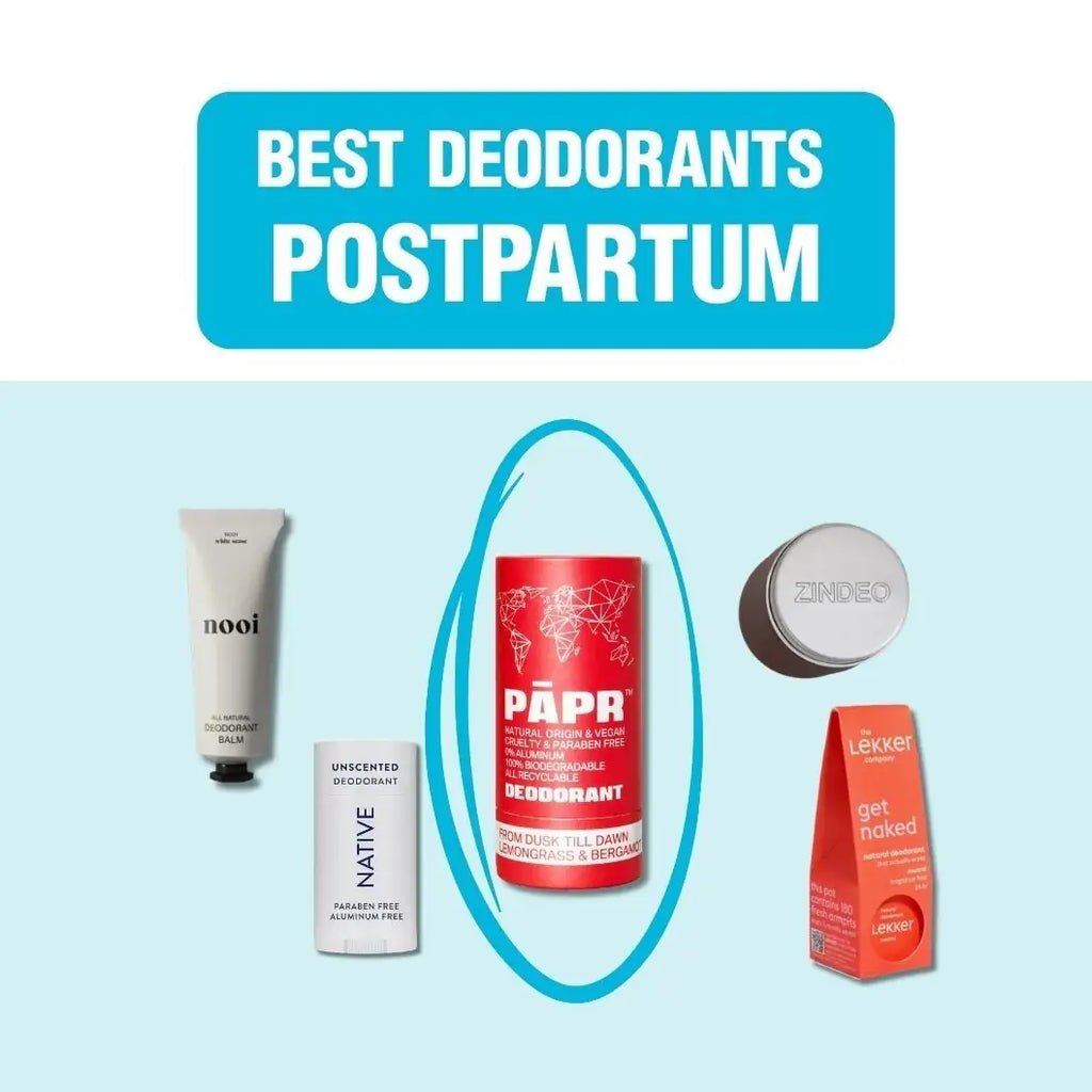 Top 5 Natural Deodorants for New Moms | Paper Cosmetics